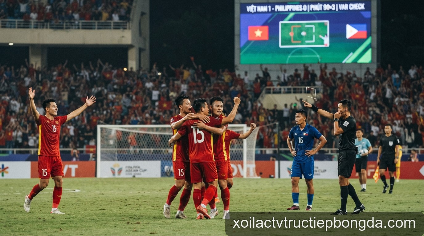FIFA ASEAN Cup 2026: Việt Nam thắng nhọc Philippines, VAR cứu nguy phút cuối